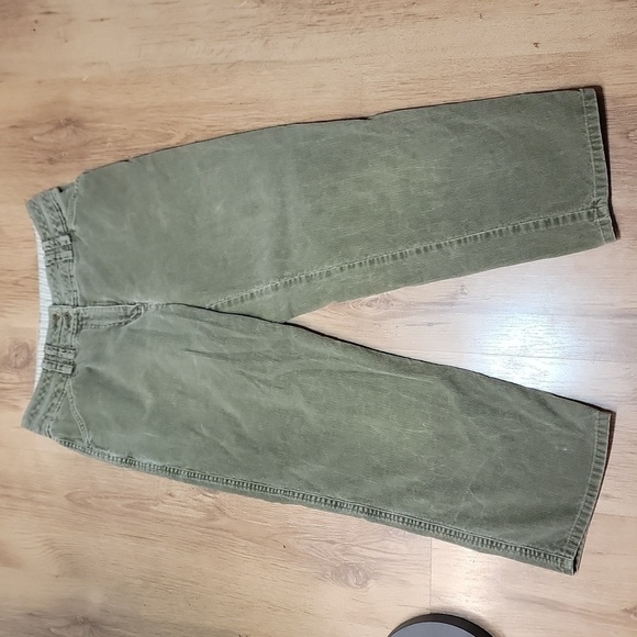 Garnet Hill Corduroy Cropped Trousers - Picture 2 of 8